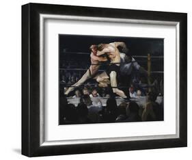 Stag at Sharkey’s, 1909-George Bellows-Framed Art Print