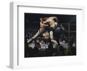 Stag at Sharkey’s, 1909-George Bellows-Framed Art Print
