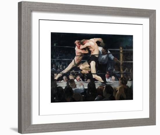 Stag Night at Sharkey's-George Wesley Bellows-Framed Premium Giclee Print