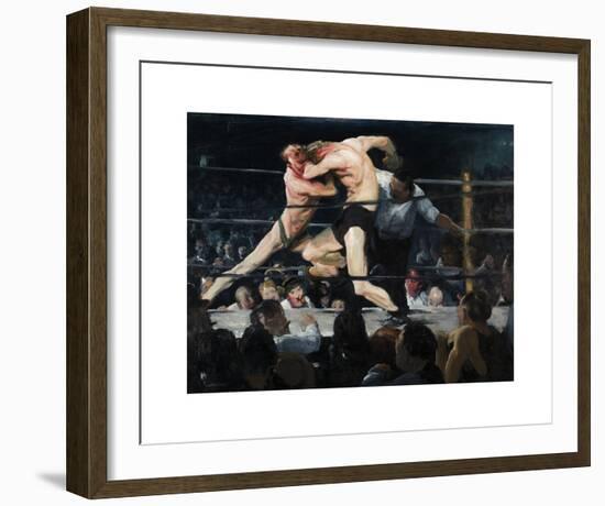 Stag Night at Sharkey's-George Wesley Bellows-Framed Premium Giclee Print