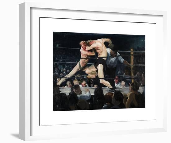 Stag Night at Sharkey's-George Wesley Bellows-Framed Premium Giclee Print