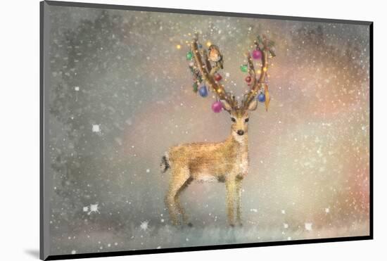 Stag of Winter-Claire Westwood-Mounted Art Print