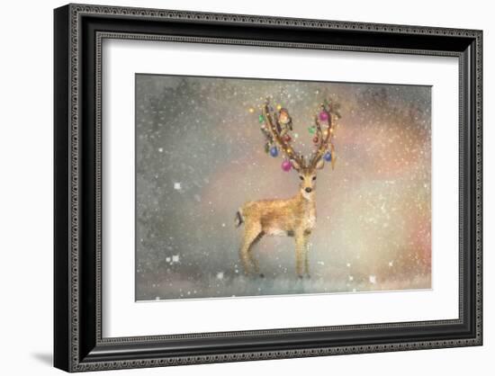 Stag of Winter-Claire Westwood-Framed Art Print