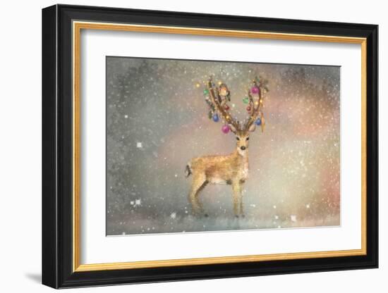 Stag of Winter-Claire Westwood-Framed Art Print