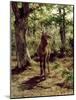 Stag on Alert in Wooded Clearing-Rosa Bonheur-Mounted Giclee Print