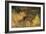 Stag Running Through a Wood, c.1865-Gustave Courbet-Framed Giclee Print