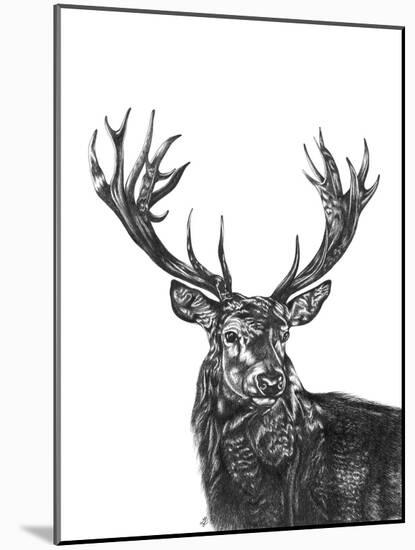 Stag-Lucy Francis-Mounted Giclee Print