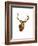 Stag-Sarah Stribbling-Framed Art Print