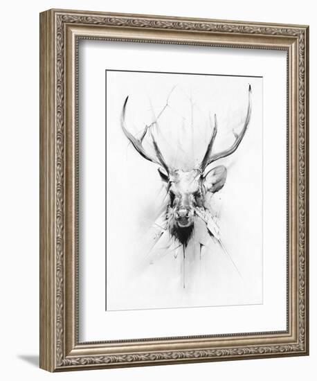 Stag-Alexis Marcou-Framed Art Print