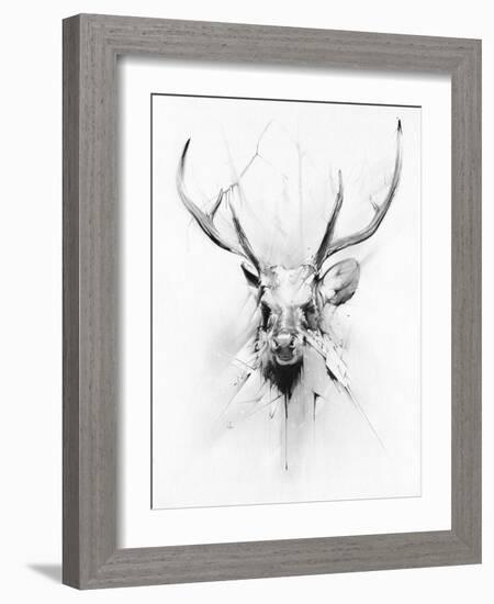 Stag-Alexis Marcou-Framed Art Print