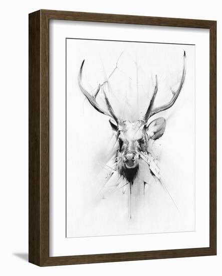 Stag-Alexis Marcou-Framed Art Print