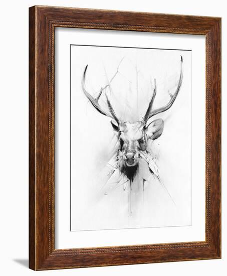 Stag-Alexis Marcou-Framed Art Print