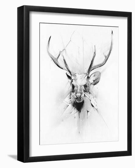 Stag-Alexis Marcou-Framed Art Print