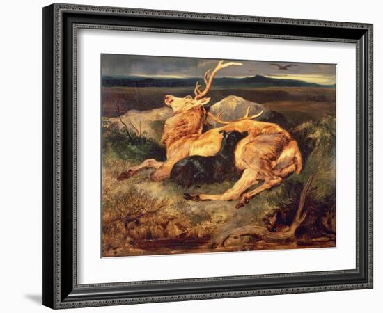 Stag-Edwin Henry Landseer-Framed Giclee Print