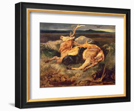 Stag-Edwin Henry Landseer-Framed Giclee Print