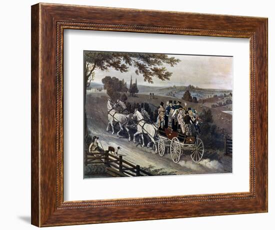 Stage Coach, 1822-John Watson-Framed Giclee Print