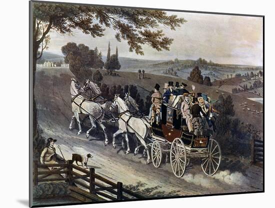 Stage Coach, 1822-John Watson-Mounted Giclee Print