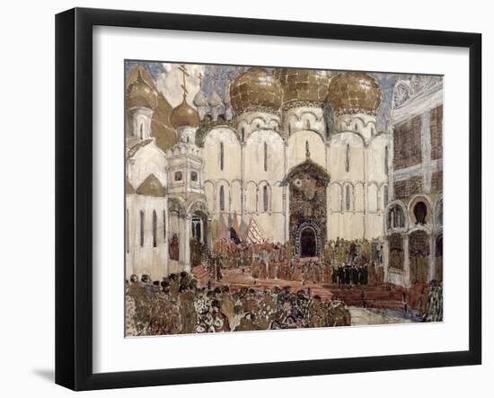 Stage Design For Boris Godunov by Musorgsky, 1908-Aleksandr Jakovlevic Golovin-Framed Giclee Print