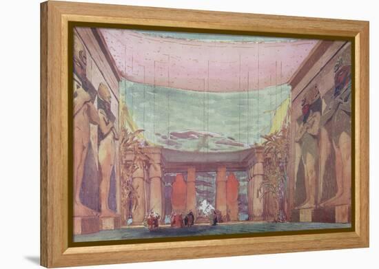 Stage Design for the Ballet Cléopatre, 1909-Léon Bakst-Framed Premier Image Canvas