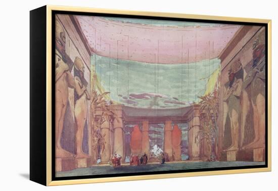 Stage Design for the Ballet Cléopatre, 1909-Léon Bakst-Framed Premier Image Canvas