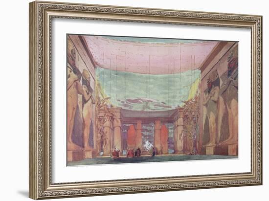 Stage Design for the Ballet Cléopatre, 1909-Léon Bakst-Framed Giclee Print