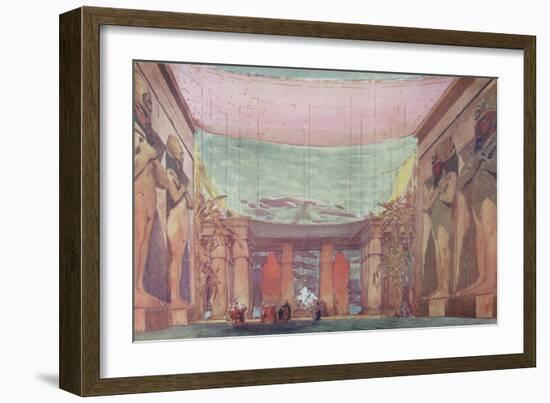 Stage Design for the Ballet Cléopatre, 1909-Léon Bakst-Framed Giclee Print