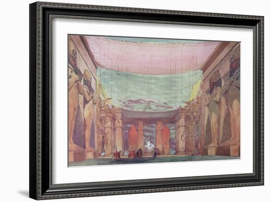 Stage Design for the Ballet Cléopatre, 1909-Léon Bakst-Framed Giclee Print