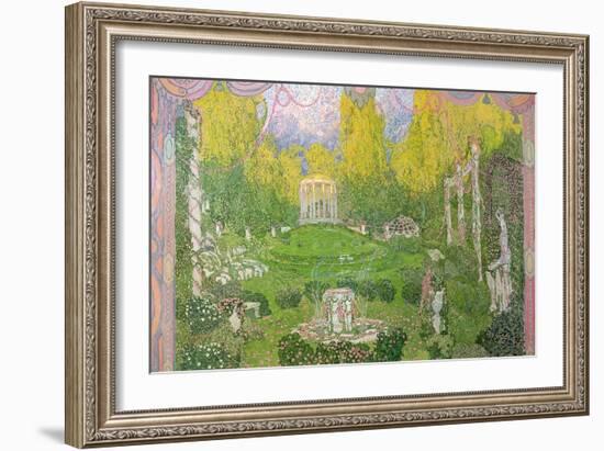 Stage Design for the Christoph Gluck's Opera "Orpheo Ed Euridice", 1911-Aleksandr Jakovlevic Golovin-Framed Giclee Print