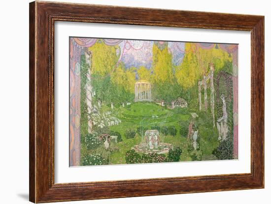 Stage Design for the Christoph Gluck's Opera "Orpheo Ed Euridice", 1911-Aleksandr Jakovlevic Golovin-Framed Giclee Print