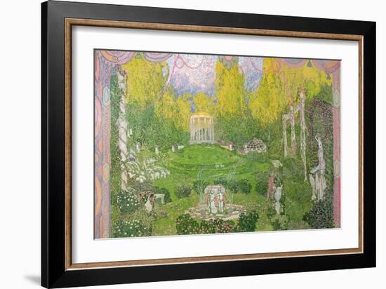 Stage Design for the Christoph Gluck's Opera "Orpheo Ed Euridice", 1911-Aleksandr Jakovlevic Golovin-Framed Giclee Print