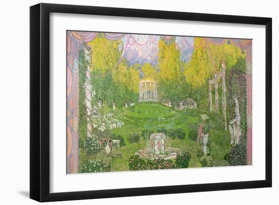 Stage Design for the Christoph Gluck's Opera "Orpheo Ed Euridice", 1911-Aleksandr Jakovlevic Golovin-Framed Giclee Print