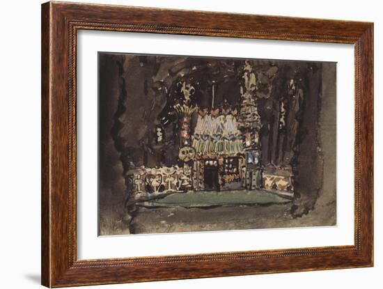 Stage Design for the Opera Hansel Und Gretel by E. Humperdinck, 1895-Mikhail Alexandrovich Vrubel-Framed Giclee Print