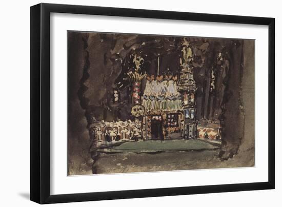 Stage Design for the Opera Hansel Und Gretel by E. Humperdinck, 1895-Mikhail Alexandrovich Vrubel-Framed Giclee Print