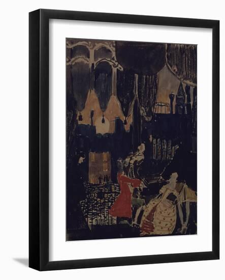 Stage Design for the Opera Mozart and Salieri by N. Rimski-Korsakov, 1902-Alexander Yakovlevich Golovin-Framed Giclee Print