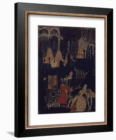 Stage Design for the Opera Mozart and Salieri by N. Rimski-Korsakov, 1902-Alexander Yakovlevich Golovin-Framed Giclee Print