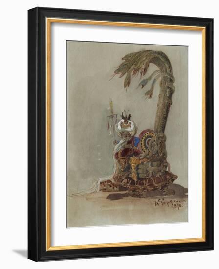 Stage Design for the Opera Ruslan and Lyudmila by M. Glinka-Viktor Alexandrovich Hartmann-Framed Giclee Print