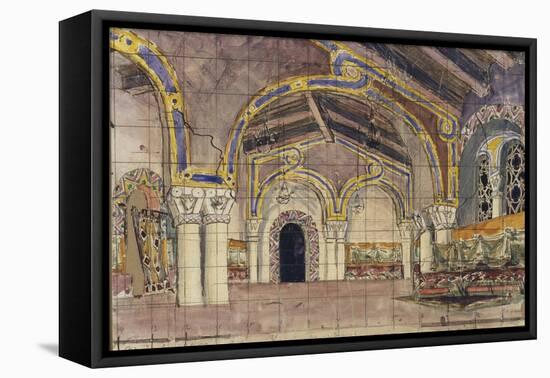 Stage Design for the Opera the Tsar's Bride by N. Rimsky-Korsakov, 1899-Mikhail Alexandrovich Vrubel-Framed Premier Image Canvas