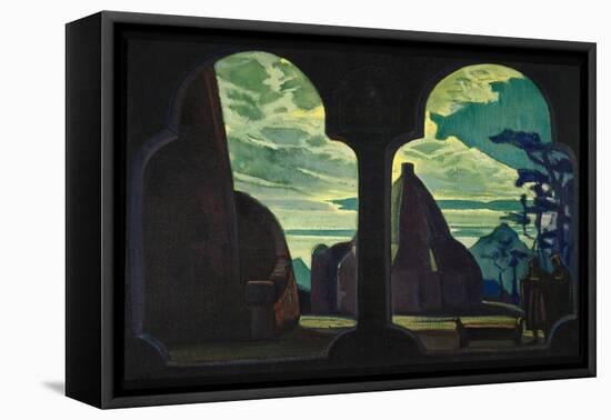 Stage Design for the Opera Tristan and Isolde by R. Wagner, 1912-Nicholas Roerich-Framed Premier Image Canvas