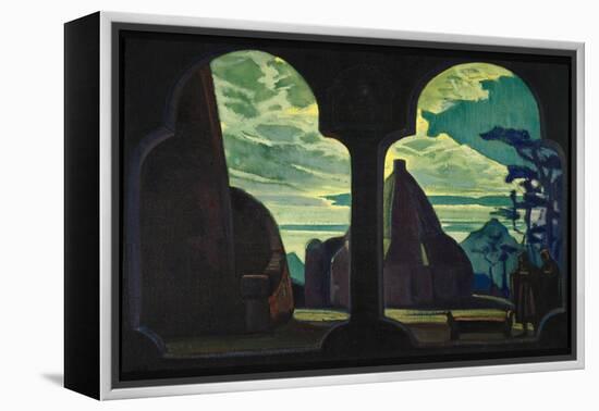 Stage Design for the Opera Tristan and Isolde by R. Wagner, 1912-Nicholas Roerich-Framed Premier Image Canvas