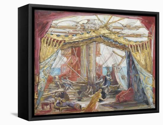 Stage Design for the Opera Tristan and Isolde by R. Wagner-Marià Fortuny-Framed Premier Image Canvas