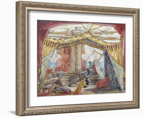 Stage Design for the Opera Tristan and Isolde by R. Wagner-Marià Fortuny-Framed Giclee Print