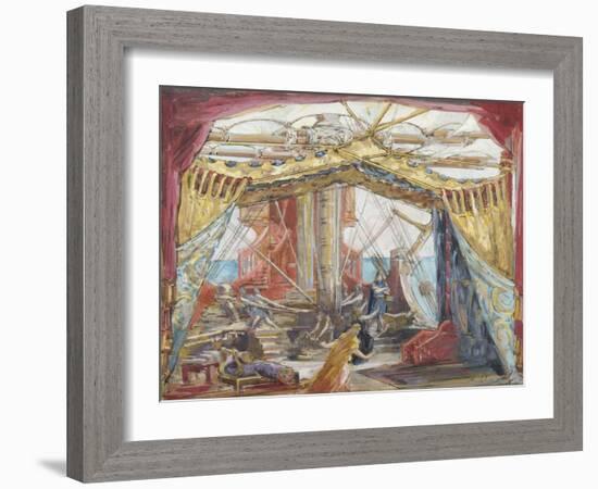 Stage Design for the Opera Tristan and Isolde by R. Wagner-Marià Fortuny-Framed Giclee Print