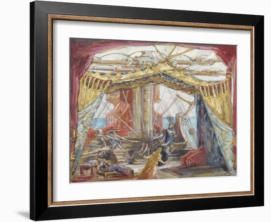 Stage Design for the Opera Tristan and Isolde by R. Wagner-Marià Fortuny-Framed Giclee Print