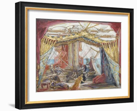 Stage Design for the Opera Tristan and Isolde by R. Wagner-Marià Fortuny-Framed Giclee Print