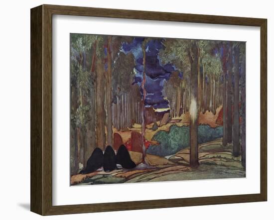 Stage Design for the Play the Martyrdom of St. Sebastian by Gabriele D'Annuzio, 1922-Léon Bakst-Framed Giclee Print