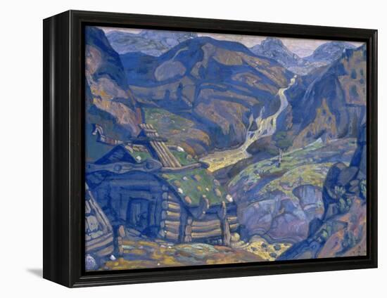 Stage Design for the Theatre Play Peer Gynt by H. Ibsen, 1912-Nicholas Roerich-Framed Premier Image Canvas