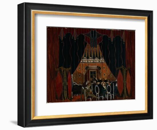 Stage Design for the Theatre Play the Masquerade by M. Lermontov, 1917-Alexander Yakovlevich Golovin-Framed Giclee Print