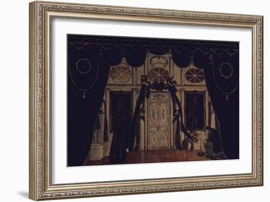 Stage Design for the Theatre Play the Masquerade by M. Lermontov, 1917-Alexander Yakovlevich Golovin-Framed Giclee Print