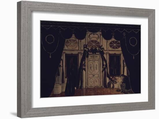 Stage Design for the Theatre Play the Masquerade by M. Lermontov, 1917-Alexander Yakovlevich Golovin-Framed Giclee Print