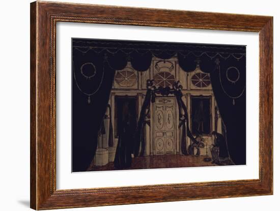 Stage Design for the Theatre Play the Masquerade by M. Lermontov, 1917-Alexander Yakovlevich Golovin-Framed Giclee Print